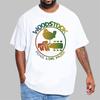 Unisex Cotton Tshirt Authentic Woodstock 3 Days Peace Unisex White T Shirt ' Music Colorful Logo Guitar Bird T-shirt