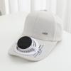 Summer hat solar charging fan hat outdoor versatile sunshade men and women sun protection breathable big eaves baseball cap