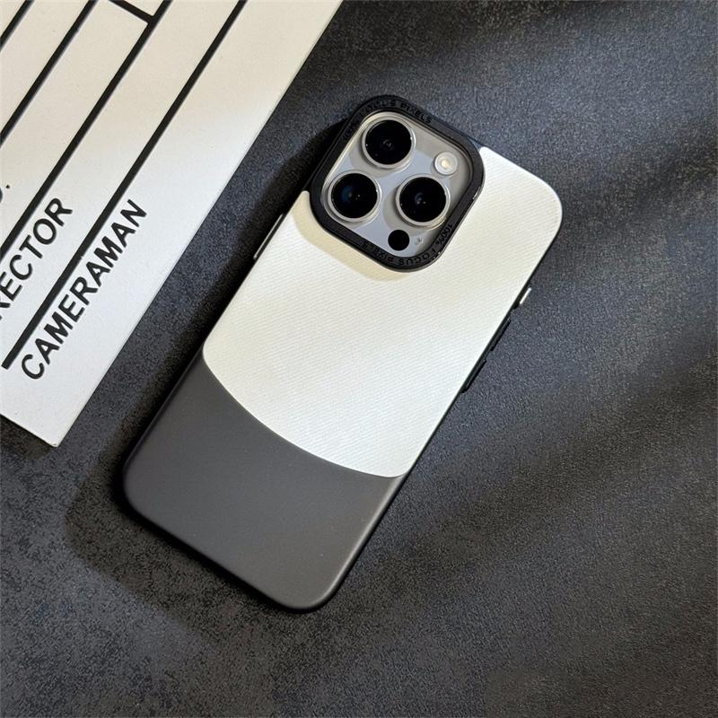 Гибридный фланелевый + жесткий чехол из поликарбоната для iPhone 15 14 13pro 12 14pro 15 Pro Max с металлической защитой линз, матовый противоударный чехол