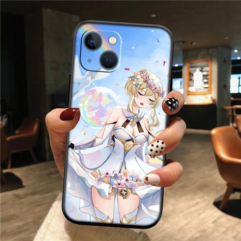 IK34 Genshin Impact Girl New High-End Shell Phone Case for Redmi Note 13 14 Pro+ Plus A3 A3X 13X 13C 13R 14S 14C 14R