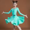 Girls Latin Dance Costume Professional Performance Outfit Kids Competition Practice Exam Stage Wear