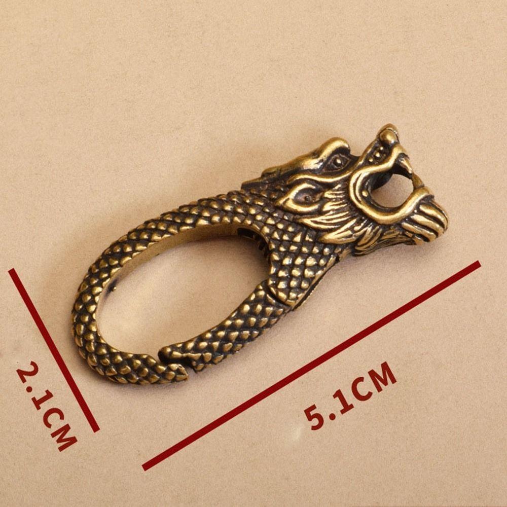 Quick Release Brass Keyring Buckle Accessories Safety Spring Hook New Key Clip Outdoor Tool