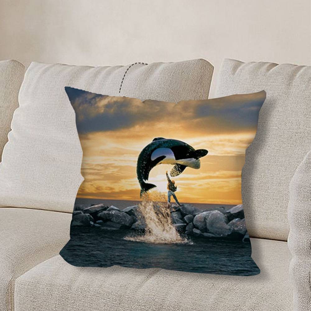 Чехол для подушки O-Orca Killer W-WhaleS Диван Гостиная Спальня Изголовье Спинка Подушка Квадратная Подушка Время для сна