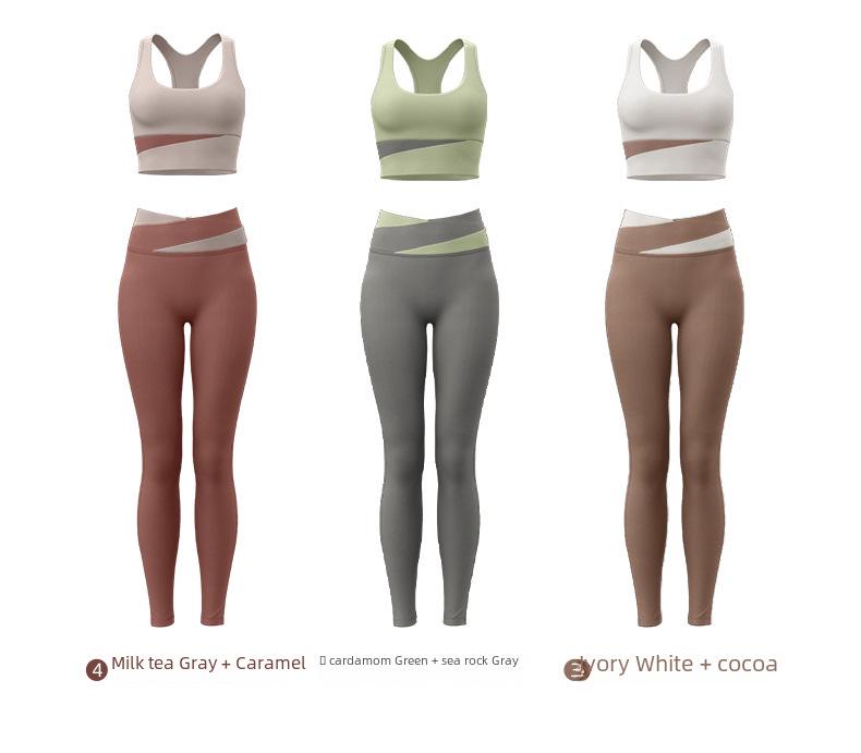 Женский красочный противоударный костюм для йоги и фитнеса Juyitang