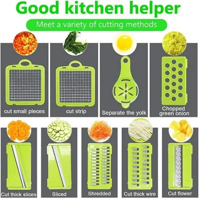 2025 Овощерезка Овощерезка Многофункциональные Кухонные Аксессуары Корзина Фрукты Картофелечистка Морковная Терка Овощерезка