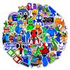 Наклейки-дудлы из серии игр Roblox: 50 водостойких мультяшных наклеек для скейтбордов и бутылок с водой