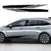 Car Stripes Sticker for Opel Astra GTC OPC Auto Body Door Side Skirt Decoration Vinyl Decor Stickers Auto Tuning Accessories