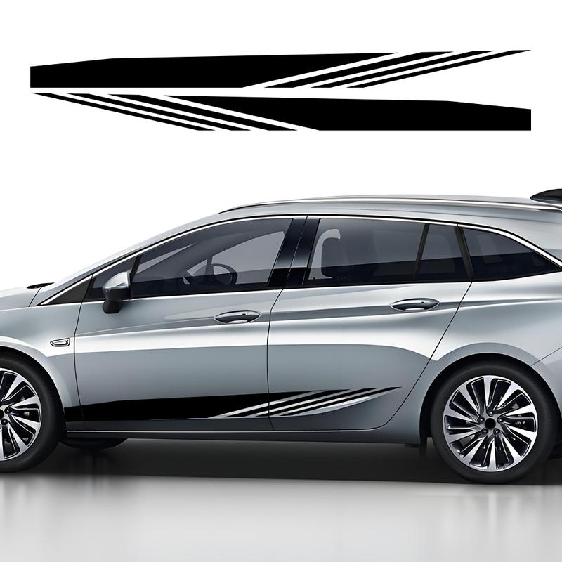Car Stripes Sticker for Opel Astra GTC OPC Auto Body Door Side Skirt Decoration Vinyl Decor Stickers Auto Tuning Accessories
