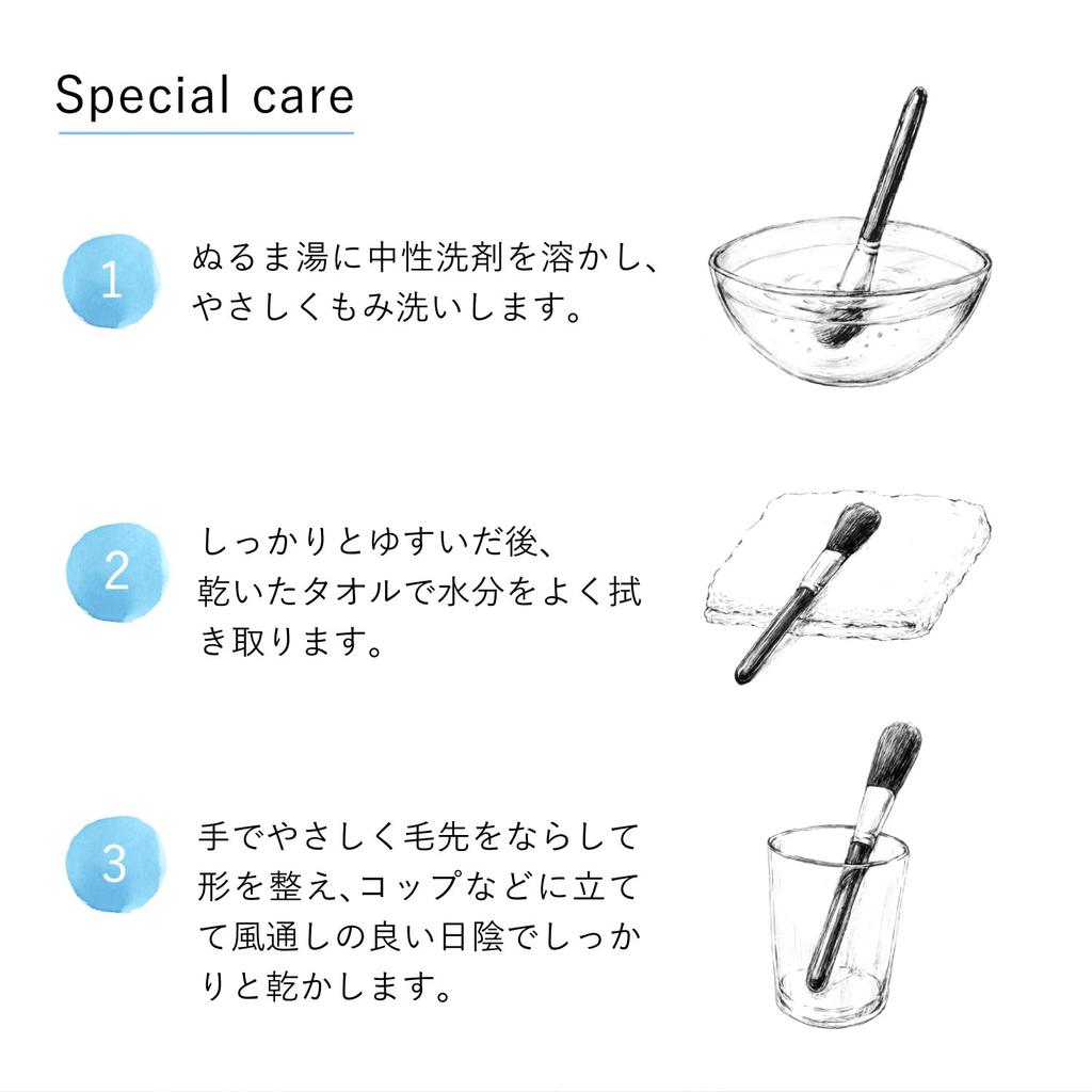 Набор теней для век и губ Kumano Face Brush Стартовый набор [Susu] 3 кисти, Кисть, Кисть, Кисти, Кисти, Макияж,