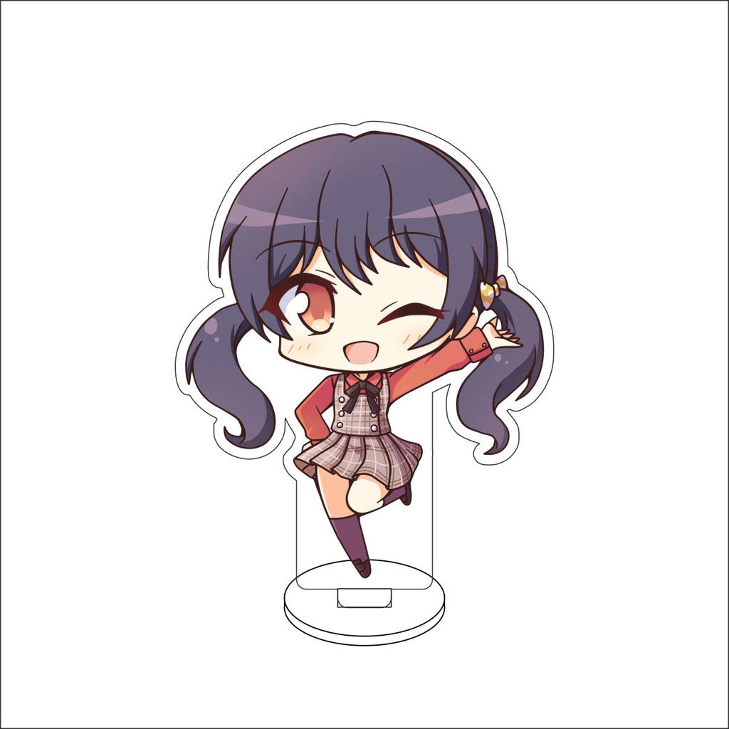 10СМ Аниме BanG Dream! Подставка-фигурка Модель Цукуши Футаба/Хиромачи Нанами/Курата Масиро Милая Настольная Декорация Стоячий Знак Подарки