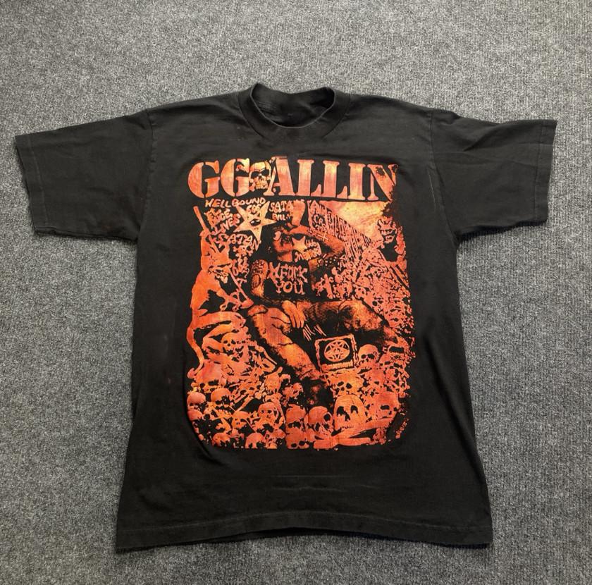Унисекс футболка GG Allin Hellbound от S до 5XL DI902