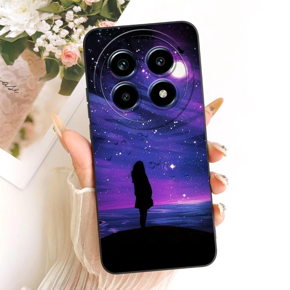 For Realme 13 Pro 13Pro+ Fashion Dusk Beach Painting Phone Case For Realme 13Pro Plus 5G Shockproof Soft Silicone Covers Bumpers