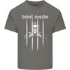 Devil Inside Grim Reaper Satan Skull Gothic Unisexs Light Cotton TShirt