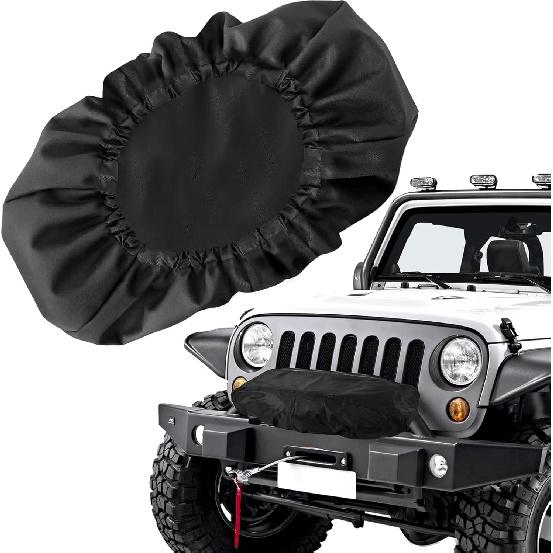 Winch Cover, New Upgrade Heavy Duty 600D Oxford Fabric Winch Covers For 8500-17500 Lbs Electric Winch, Waterproof Dustproof Sunproof UV Resistant