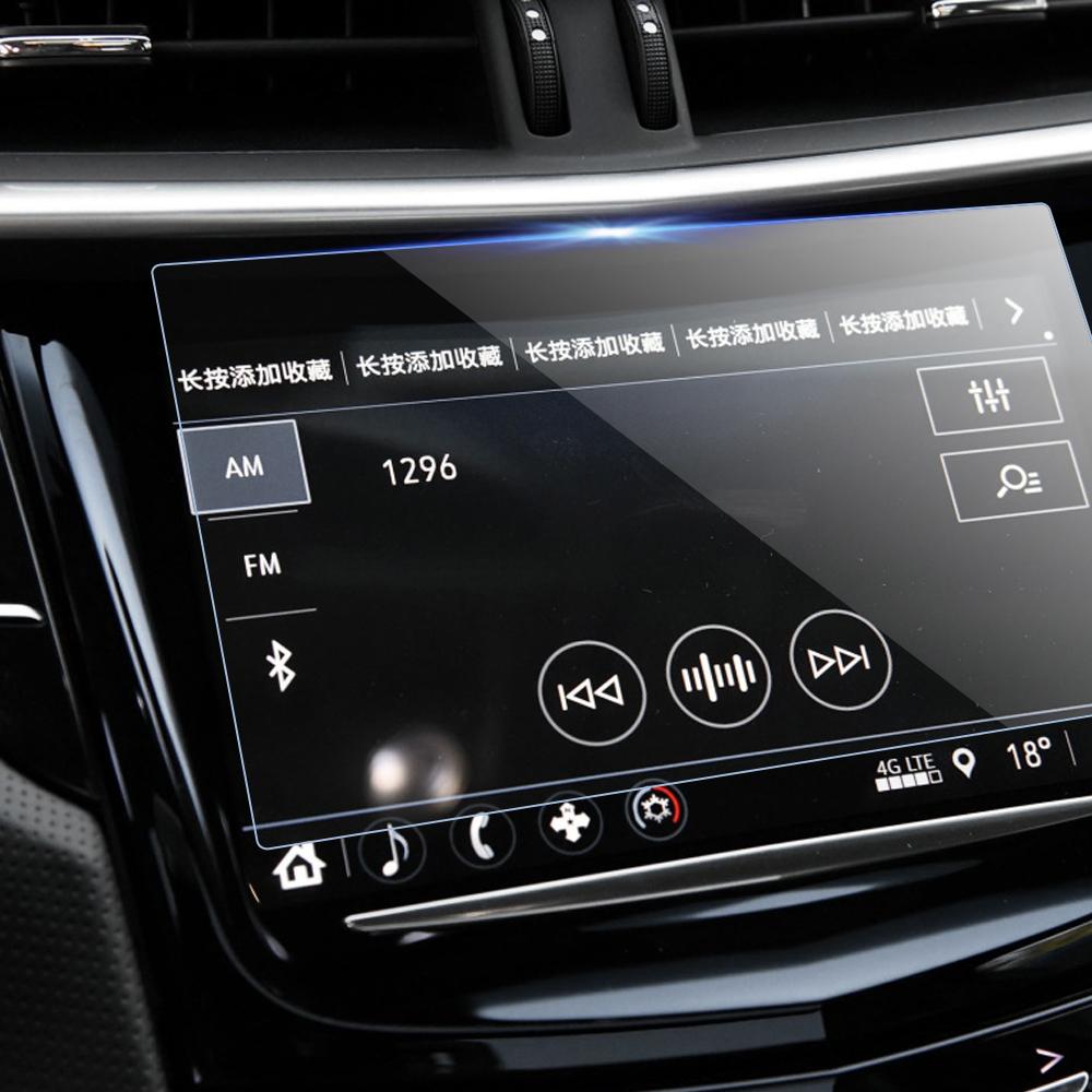 For Cadillac XTS CTS 2014-2019 Car Navigation Screen Tempered Glass Protector Film Screen Film Interior Accessories