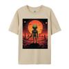 Printing Tops  Tees Alien In Armor Tshirts 100 Cotton Fabric Student T Shirt Casual Tops  Tees Clothing