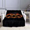  Minimalist Batman Flannel Blanket, Lightweight and Breathable Polyester Blanket, Home Textile Decoration.