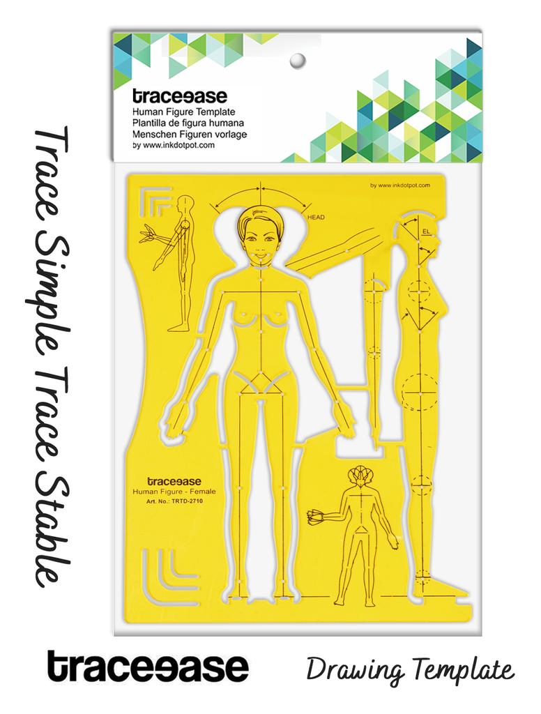 Traceease Шаблоны женских человеческих фигур Трафареты Инструменты для рисования дизайнеров одежды, женские человеческие фигуры