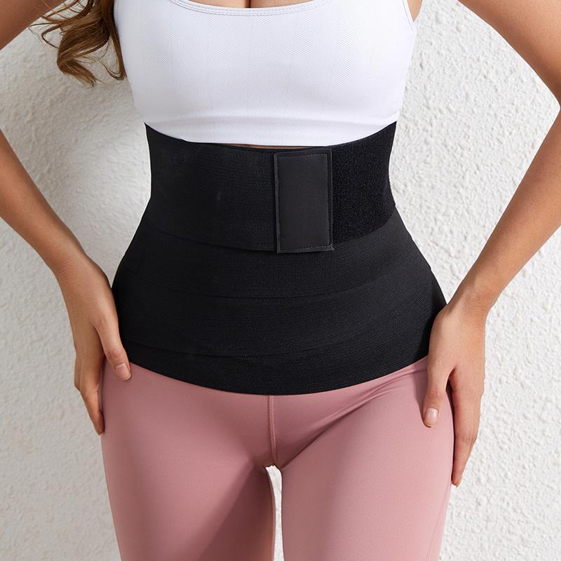 Обертывание вокруг Faja Waist Trainer Утягивающий пояс для упражнений Послеродовой пояс для утяжки талии Эластичный пояс для утягивания талии Женский пояс