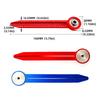 Woodworking Scribe Gauge Carpentry Circular Drawing Compass Carpentry Hole Ruler Precision Scribe Gauge Marking Measurement Tool