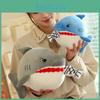 Shark Eating Small Fish Plush Toy With Pp Cotton Soft Stuffed Animal For Kids And Children