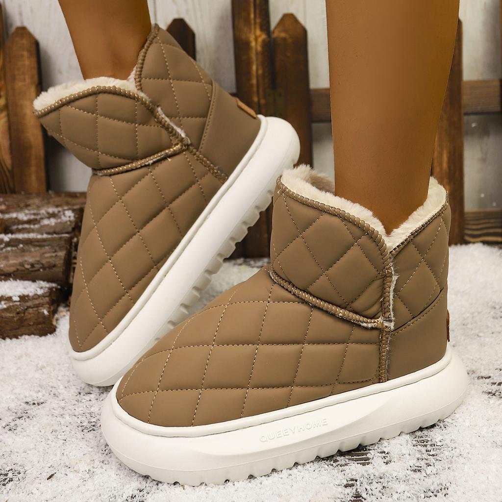 Женские ботинки 2024 года, новые зимние теплые плюшевые зимние ботинки, женская повседневная модная удобная обувь на платформе для женщин Botas De Mujer