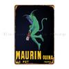 Maurin Quina France Ap%C3%A9ritif Retro Absinthe Liquor Metal Plaque Poster Create Garage Club Bar Club Party Tin Sign Poster