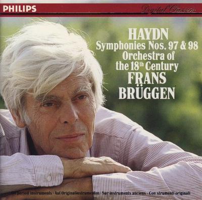CD ГАЙДН, БРЮГГЕН; ОРКЕСТР XVIII ВЕКА - Гайдн: Симфонии 97 и 98 4349212 Philips Digital 1994 Европа Классическая Б/у