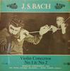 LP Record JOHANN SEBASTIAN BACH , WOLFGANG SC - Violin Concertos No. 1 & No. 2 SMSA2552 Concert Hall 1968 UK Classical Used