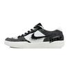 Nike SB Force 58 Cushioning Abrasion Resistant Low top Skateboard Shoes Men's Black White DV5477-012(Team1324-LD)