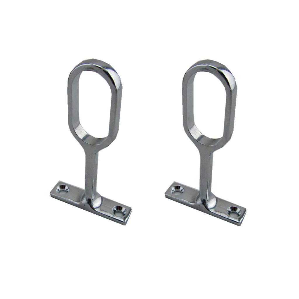 2 шт. кронштейн для крепления карниза к потолку из цинкового сплава, труба для гардероба, подвесной рельс, держатель фланца, гнездо, простая установка