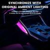 11 Colors LED Crystal Console Saddle Light Ambient Light Colored Decorative Strip Lights For BMW 3 4 Series G20 G22 M3 M4 Car