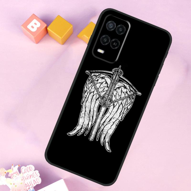 Daryl Dixon Wings Zombie For OPPO A54S A57S A53S A58 A78 A98 A16 A76 A96 A54 A74 A94 A17 A77 A5 A9 A15 A52 A72 Case