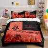 Romantic Comic Art Duo Bedding Duvet Cover Set Duvet Cover Pillowcases  (1*Duvet Cover 2*Pillowcases, Without Duvet Insert)