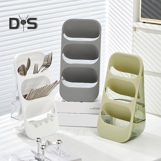 Многоуровневый органайзер для кистей для макияжа, настольный органайзер, большая вместимость, 3-слойный дизайн, органайзер для ванной комнаты