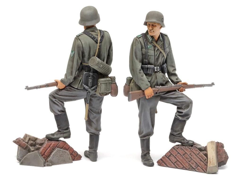 Tamiya Military Miniature Series 371 German Infantry Period Plastic Model Kit 35371 1/35 No. Set, Mid-War
