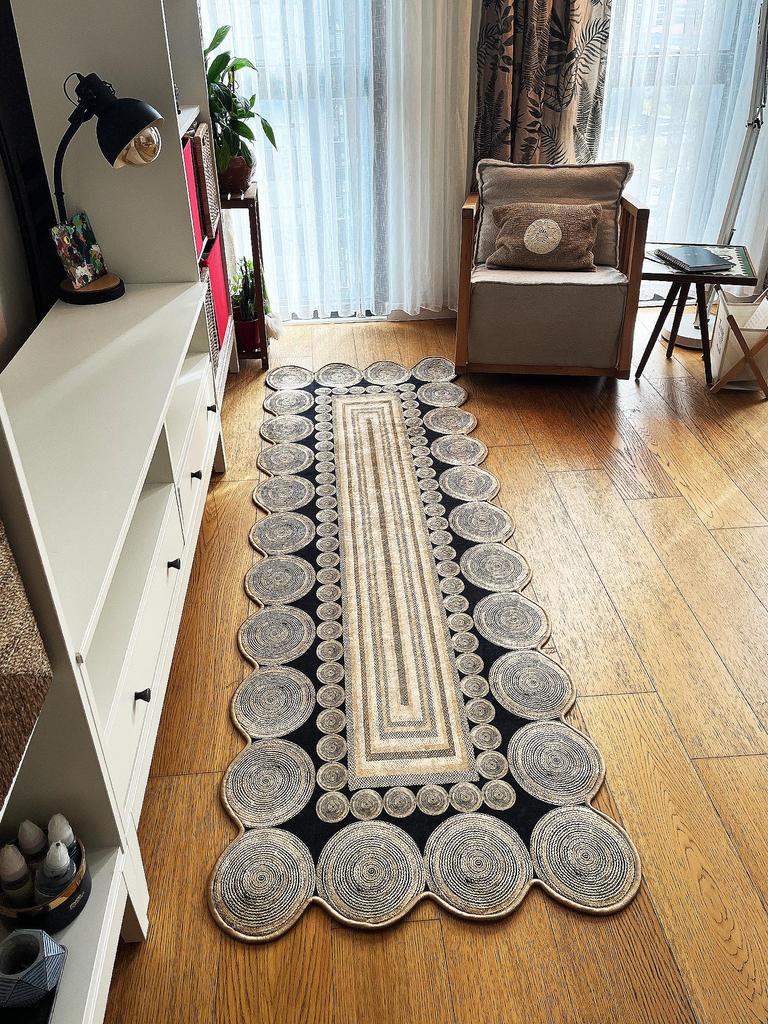 ePeddler Домашний современный узор, цифровая печать, моющаяся нескользящая кожаная основа, ковер нового поколения для гостиной, спальни и прихожей