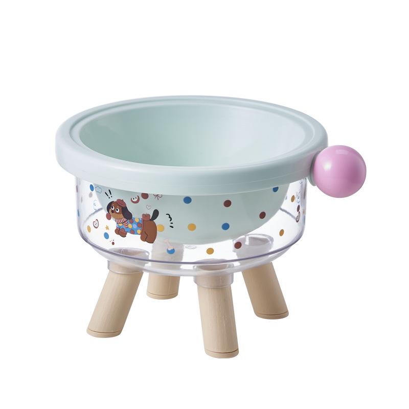 Приподнятая нескользящая миска для питомца из нержавеющей стали: Конструкция против опрокидывания, Защищает шейный отдел позвоночника, Предотвращает пятна на подбородке