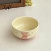 Everyday Use Kitchen Bowls Cute Animal Ceramic Bowl 400ml Large Capacity Soup Bowl for Rice Salad Oatmeal Gift Girls Breakfast And Dessert,
