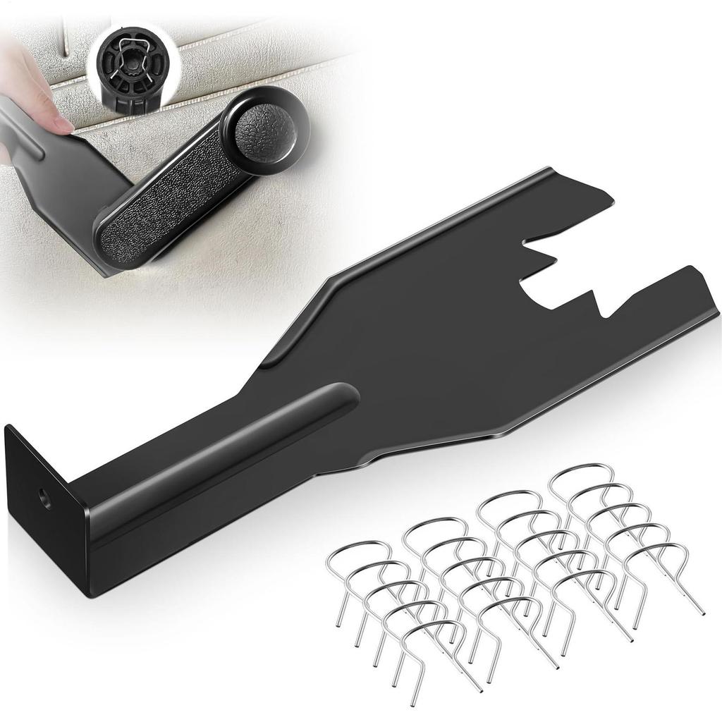 Инструмент для снятия ручки автомобильного окна с 20 шт. 76980 Фиксирующие клипсы для рукоятки оконной ручки Многофункциональный инструмент для оконной ручки