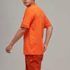 Y-3 Футболка с коротким рукавом и круглым вырезом с буквенным принтом, мужская, оранжевая HT2279
