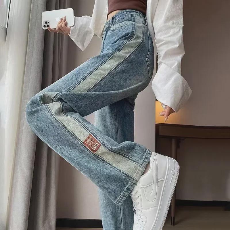 High-Waisted Wide-Leg Jeans for Petite Girls - Loose, Casual, and Drapey Summer Pants