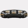 MEINL Percussion Tambourine Recording-Combo ABS Tambourine Dual-Alloy Jingles TMT1M-BK