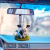 Christmas Cow Pendant Durable Acrylic Adorable Cow Ornament for Christmas Tree Decoration Party Favor