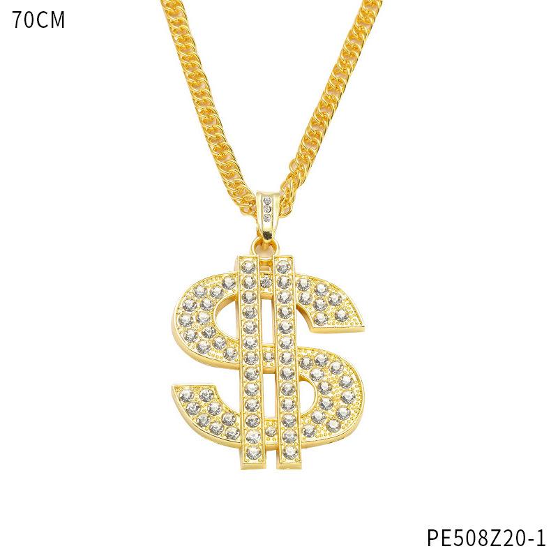 Диско-вечеринка Ожерелье с буквами DISCO, Невыцветающее, Персонализированное Хип-Хоп Сплав Змеиная Кость Цепь Украшение Кольцо