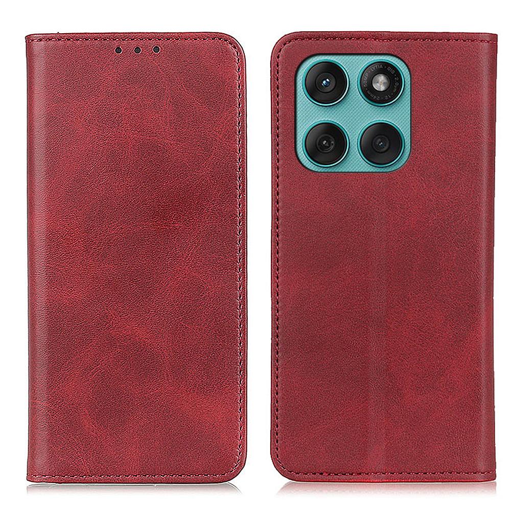 Для Motorola Edge 60 5G/60 Fusion 5G Чехол из спилковой кожи Книжка-кошелек Чехол для телефона