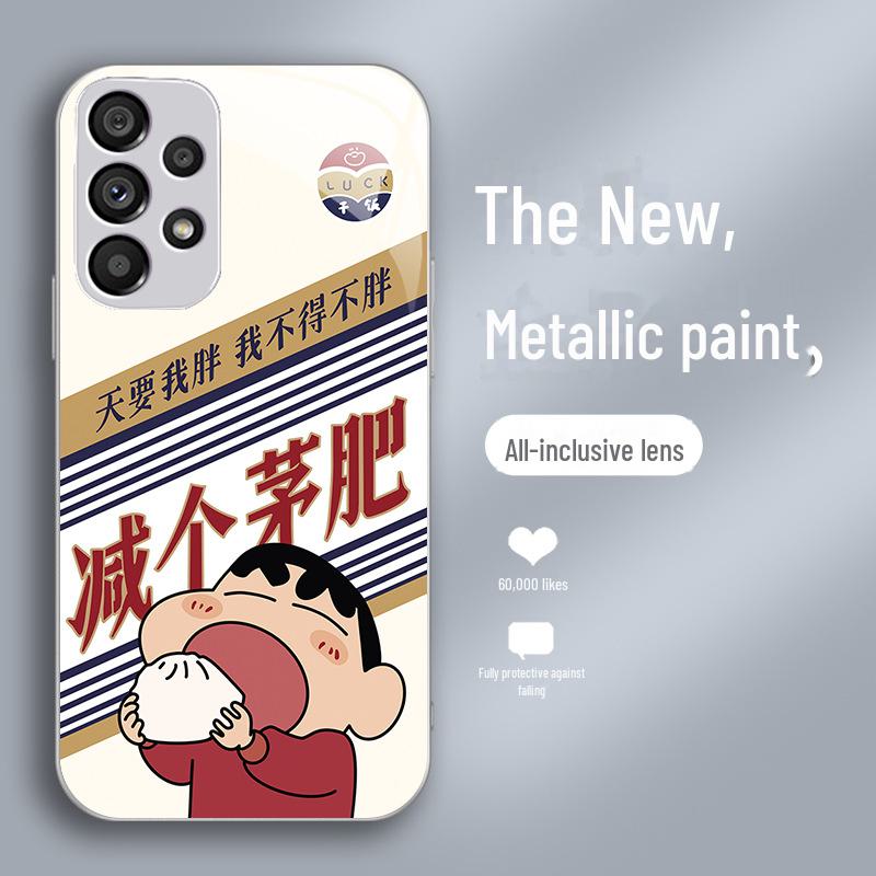 Чехол Samsung Liquid Glass S23 S21 S8 Trendy Xiaoxin Puls для мужчин и женщин 11 Funny Fit.