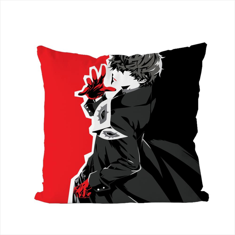 Наволочка Persona 5 Для Автомобиля Дивана Декоративная Домашняя Двусторонняя Печать Плюшевая Квадратная Подушка Декоративная Наволочка