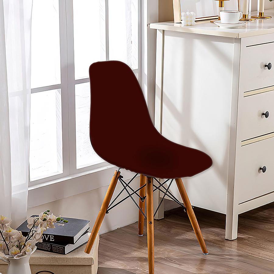 Эластичный чехол на стул-ракушку Чехол на стул Eames Чехол на стул Съемная защита сиденья Для кухни Офисов
