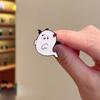 Dripping Oil Cute Ghost Enamel Brooch Enamel Halloween Lapel Pin  Decoration Gift